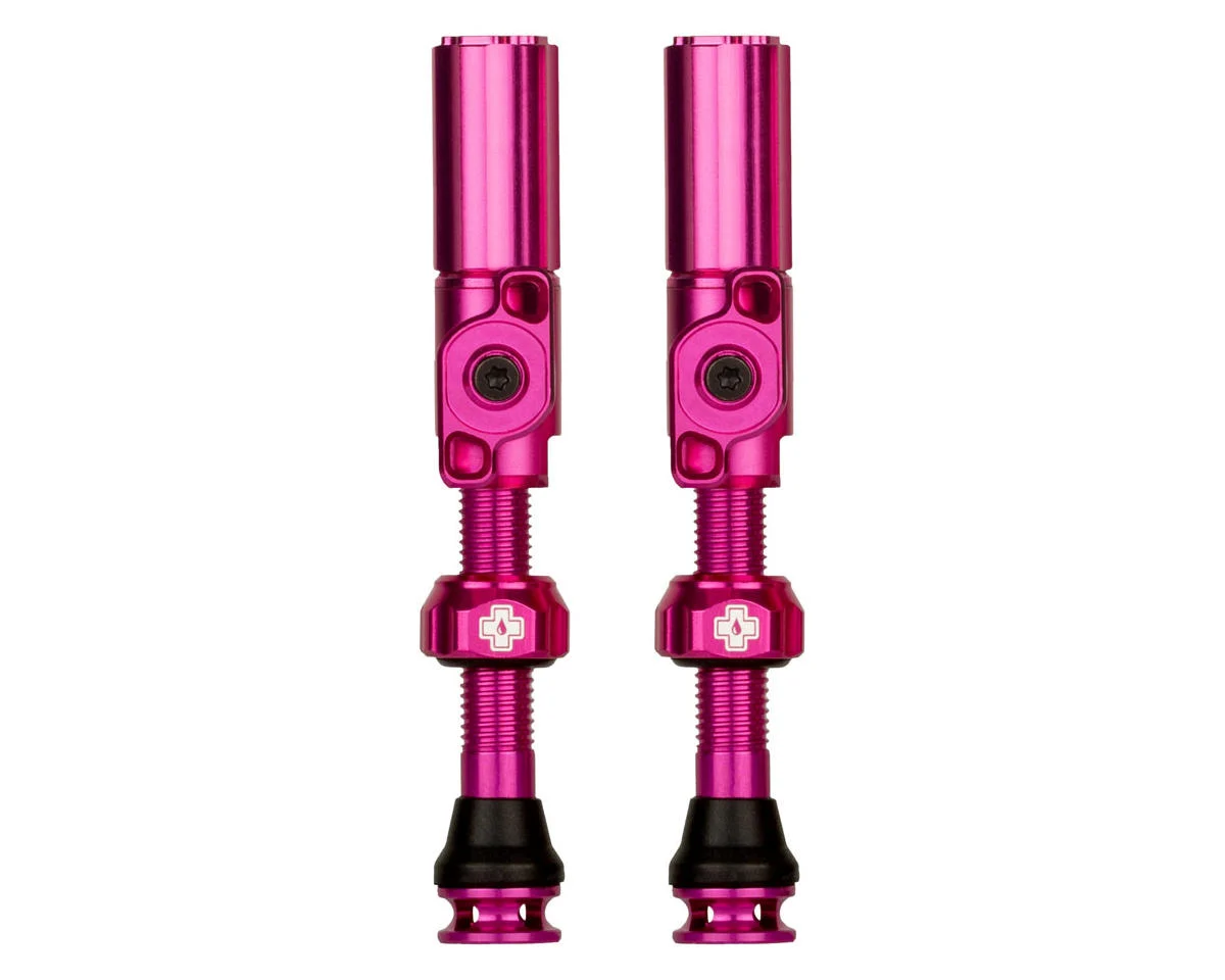 Muc-Off Big Bore Hybrid Tubeless Valves (Pink) (Pair) (Small) (30mm)