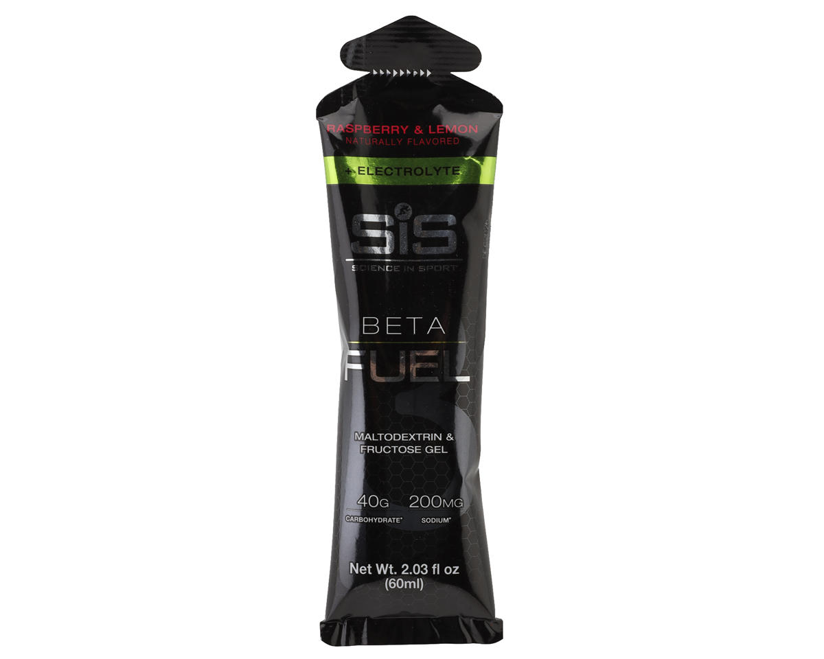 SIS Science In Sport Beta Fuel + Electrolyle Gel (Raspberry & Lemon) (30 | 2.03oz Packets)