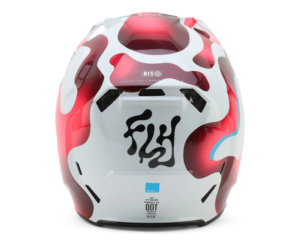 Fly Racing Formula CC Vibe Helmet (White/Pink/Blue) (L)