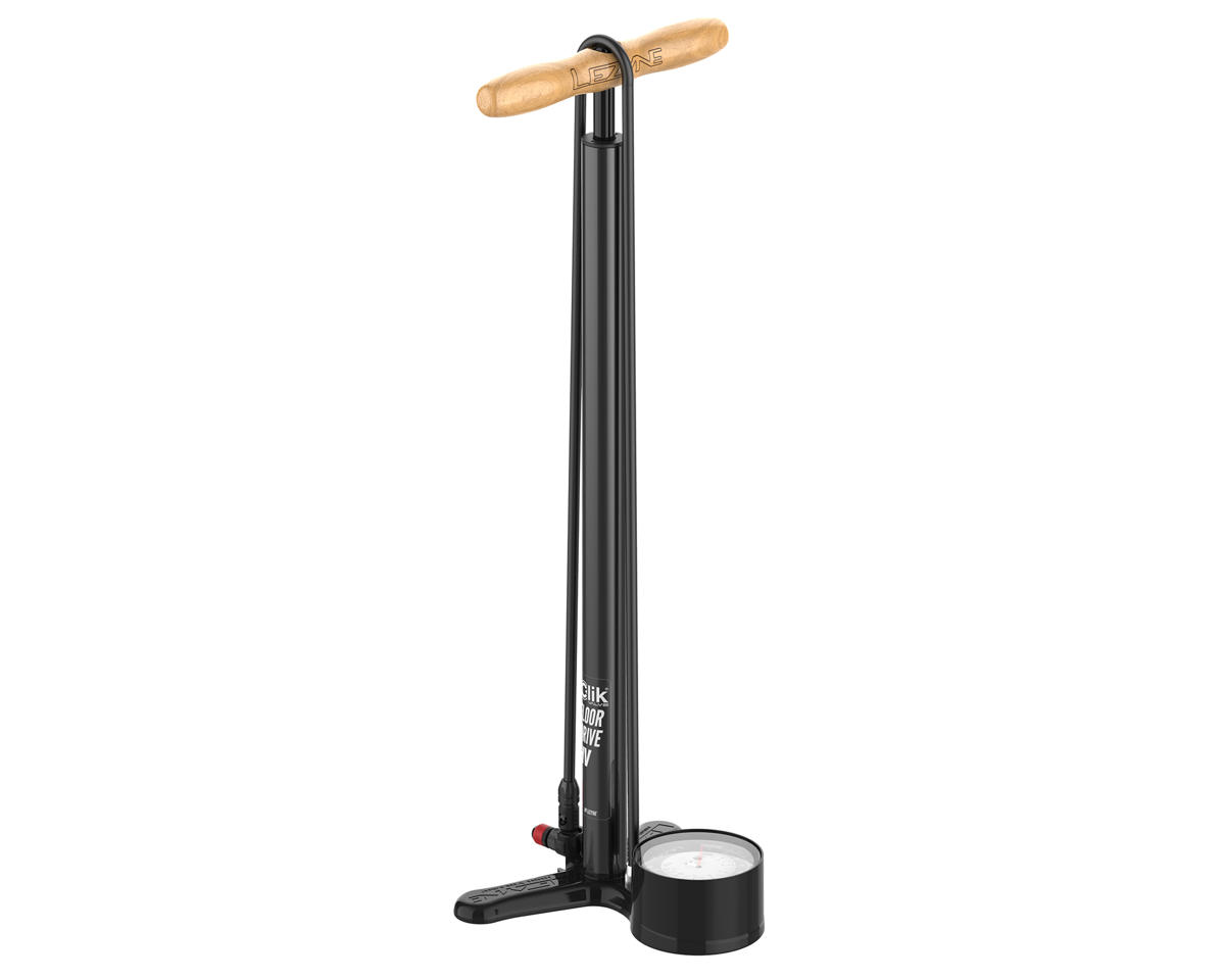Lezyne Clik Steel HV Floor Drive Pump (Flat Black)
