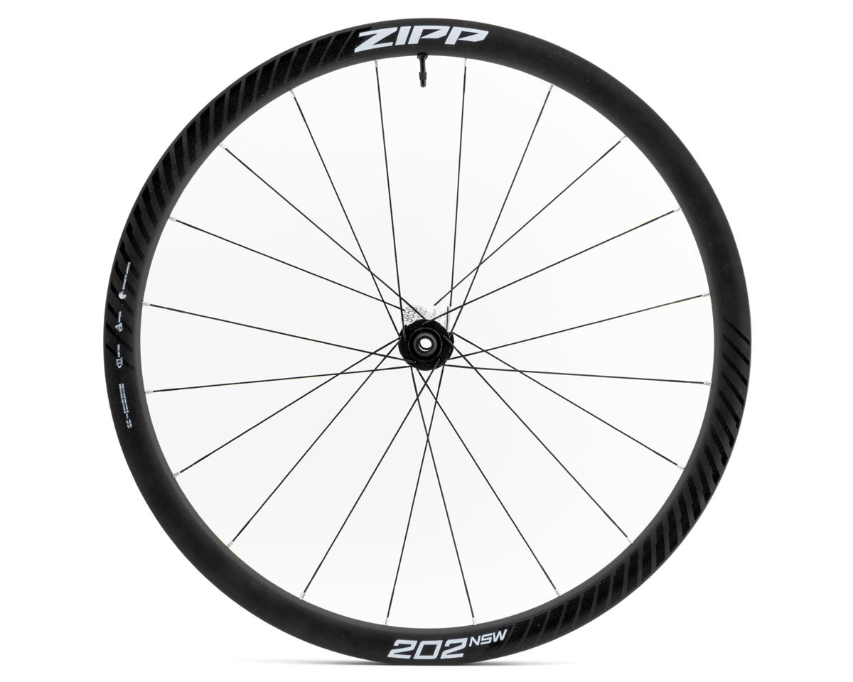 Zipp 202 NSW Carbon Road Wheel (A1) (Dark Grey Graphic) (Front) (700c) (Centerlock) (Tubeless)