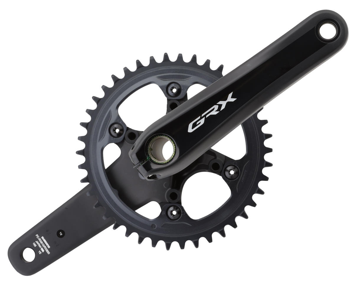 Shimano GRX RX820-1 Crankset (Black) (1 x 12 Speed) (Hollowtech II) (165mm) (42T)