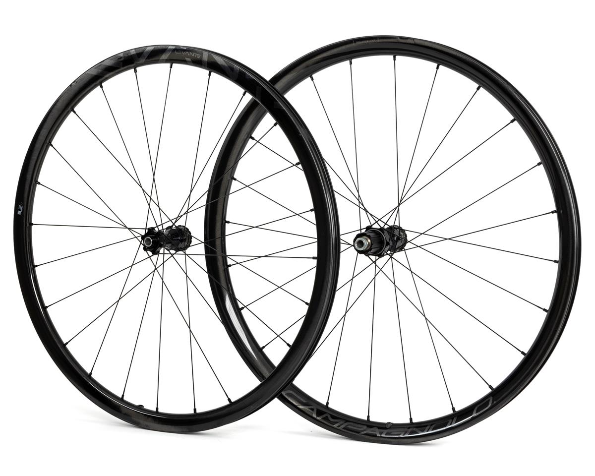 Campagnolo Levante Carbon Gravel Wheelset (Black) (Shimano HG 11/12) (12x100mm, 12x142mm) (700c) (Centerlock) (Tubeless)