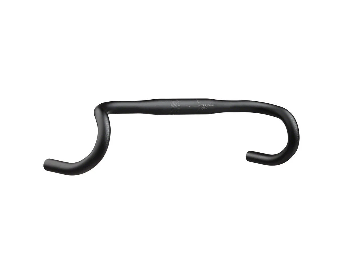 Teravail Radia 12 Drop Handlebar (Black) (Aluminum) (46cm) (31.8mm Clamp)