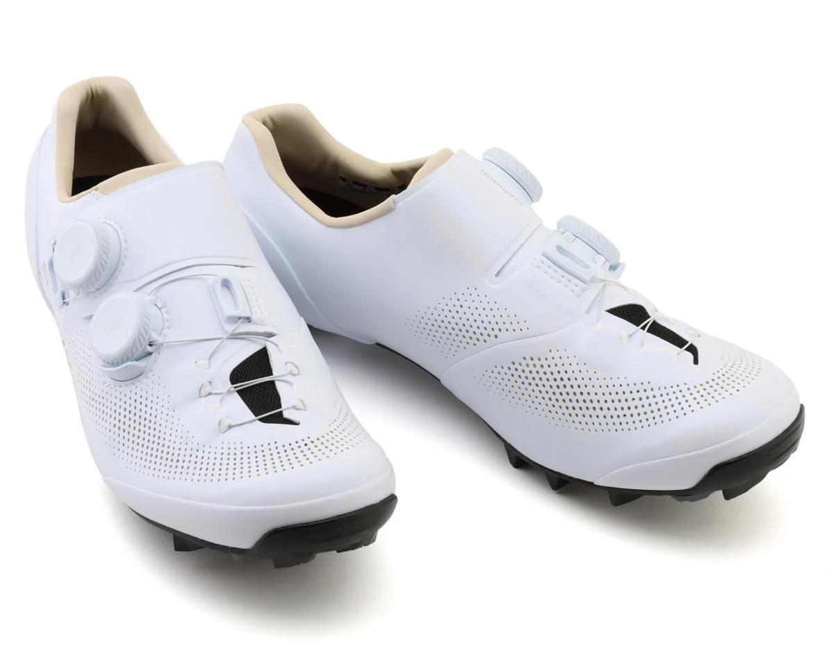 Shimano Women’s SH-XC903 S-PHYRE Mountain Bike Shoes (White) (41)