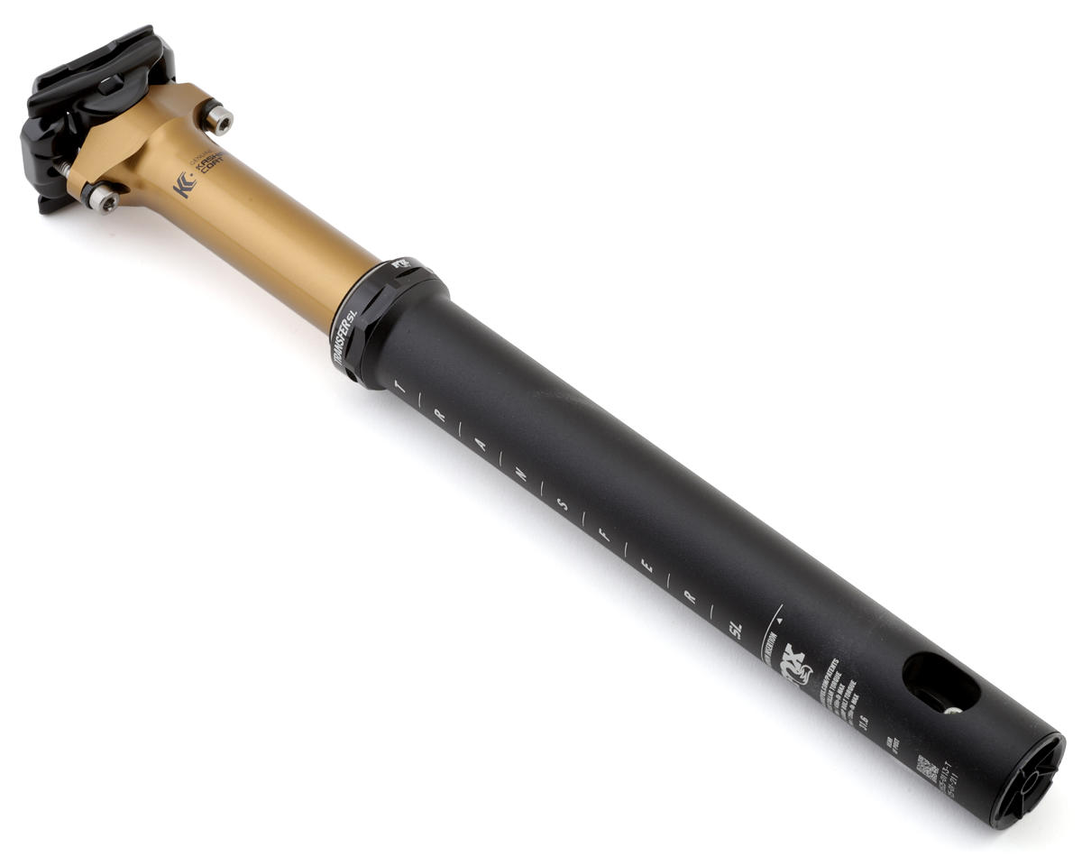 Fox Suspension Transfer SL Factory Dropper Seat Post (Kashima Coating) (31.6mm) (430mm) (75mm) (Internal Routing) (Remote Not Included)