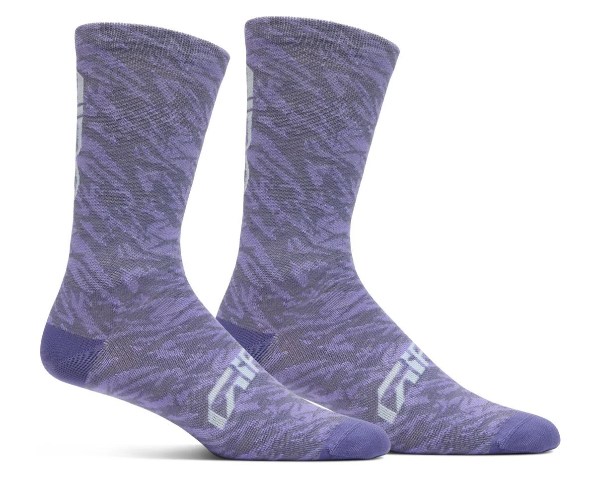Giro Seasonal Merino Wool Socks (Trench Purple) (M)