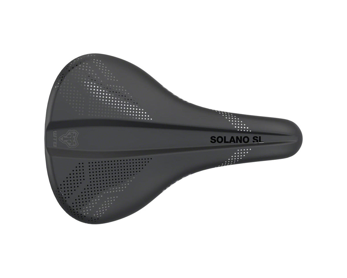 WTB Solano SL Fusion Form Saddle (Black) (Carbon Fiber Rails) (Wide) (157mm)