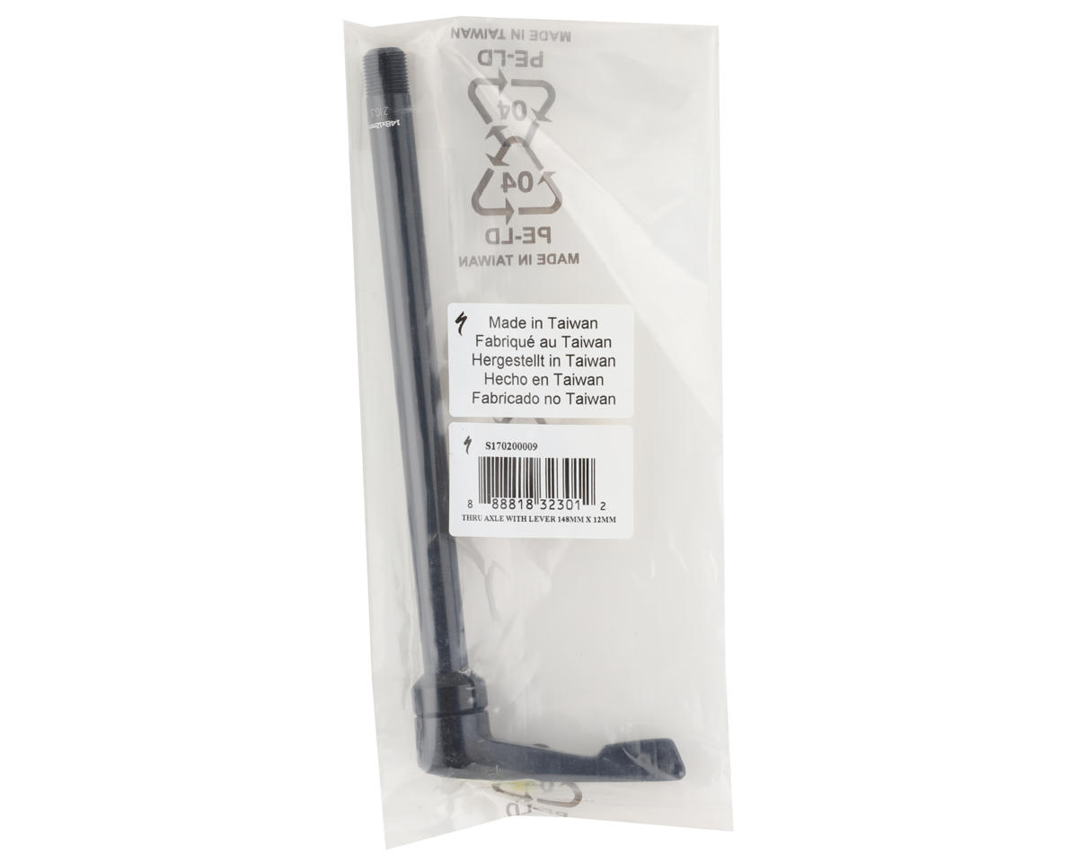 Specialized Rear Boost Thru Axle w/ Lever (Black) (12 x 148mm (Boost)) (Stumpjumper/Rhyme/Fuse/Epic/Enduro)