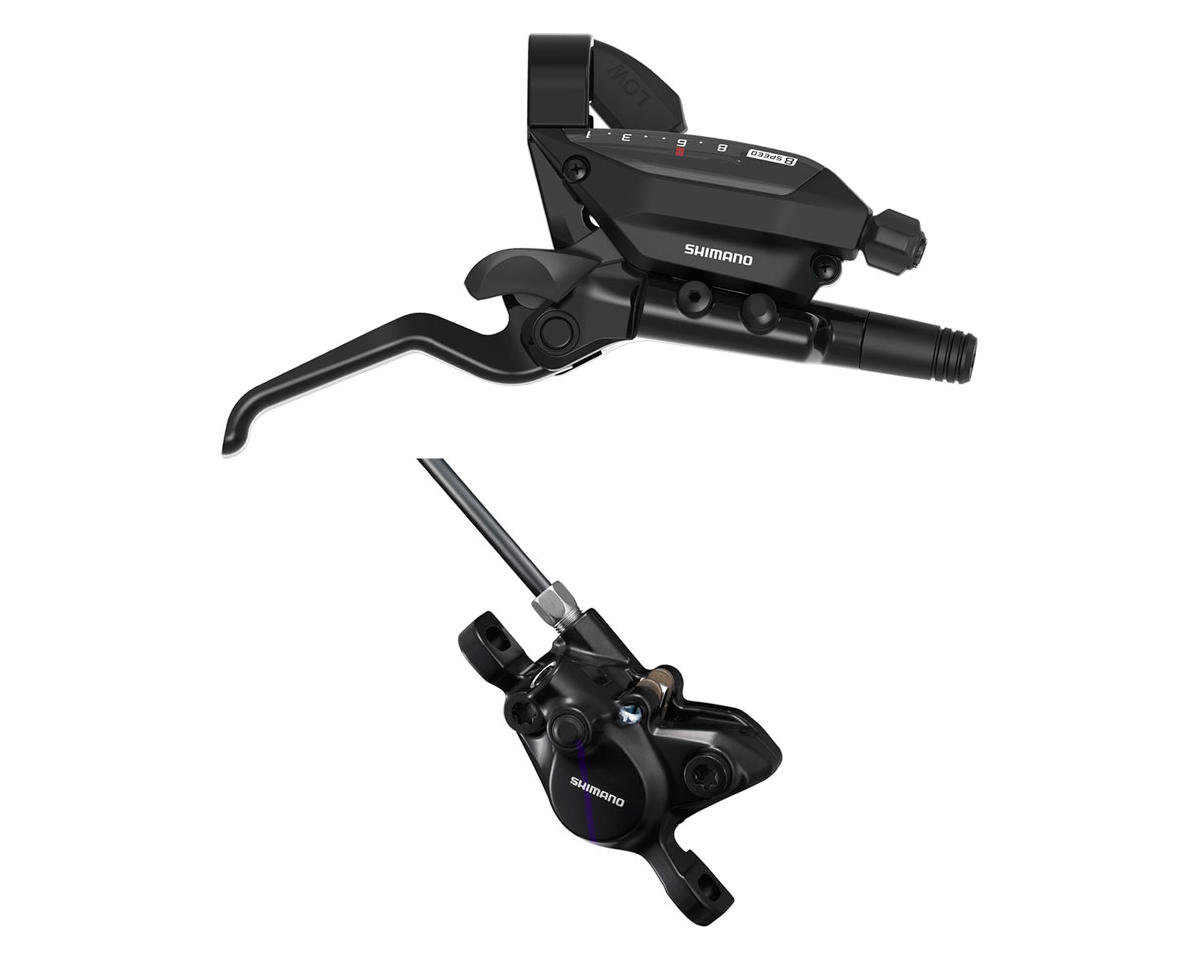 Shimano ST-EF515 EZ Fire Plus Shift/Brake Lever (Black) (Right) (8 Speed) (w/ BR-MT200 Disc Brake Caliper) (Post Mount)
