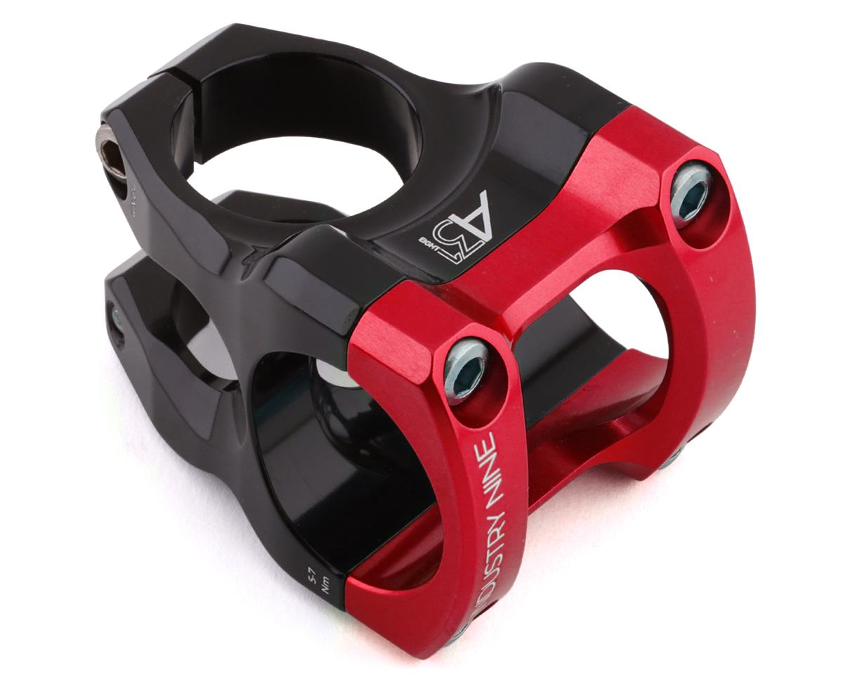 Industry Nine A318 Stem (Black/Red) (31.8mm) (30mm) (8°)