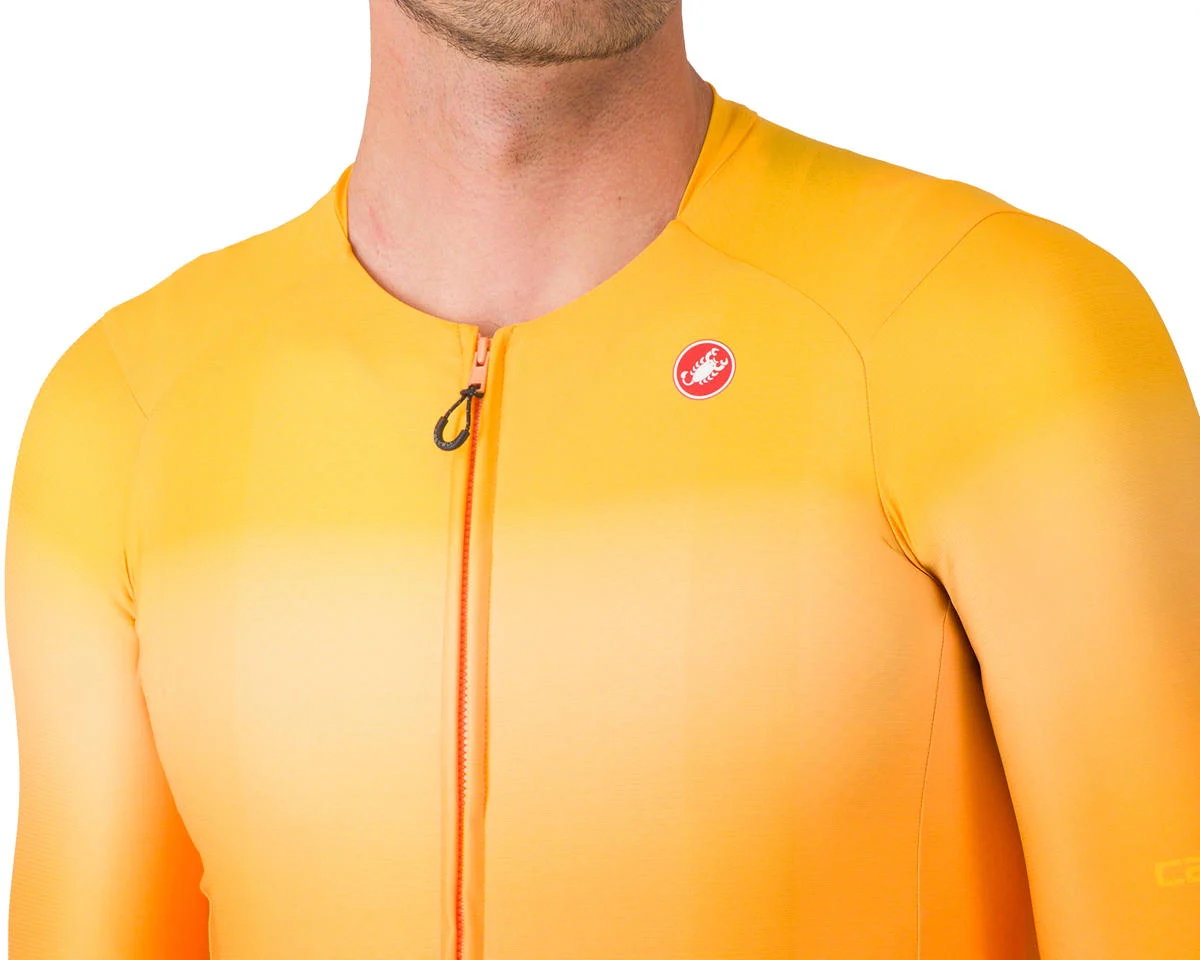Castelli UPF Long Sleeve Jersey (Vivid Orange) (S)
