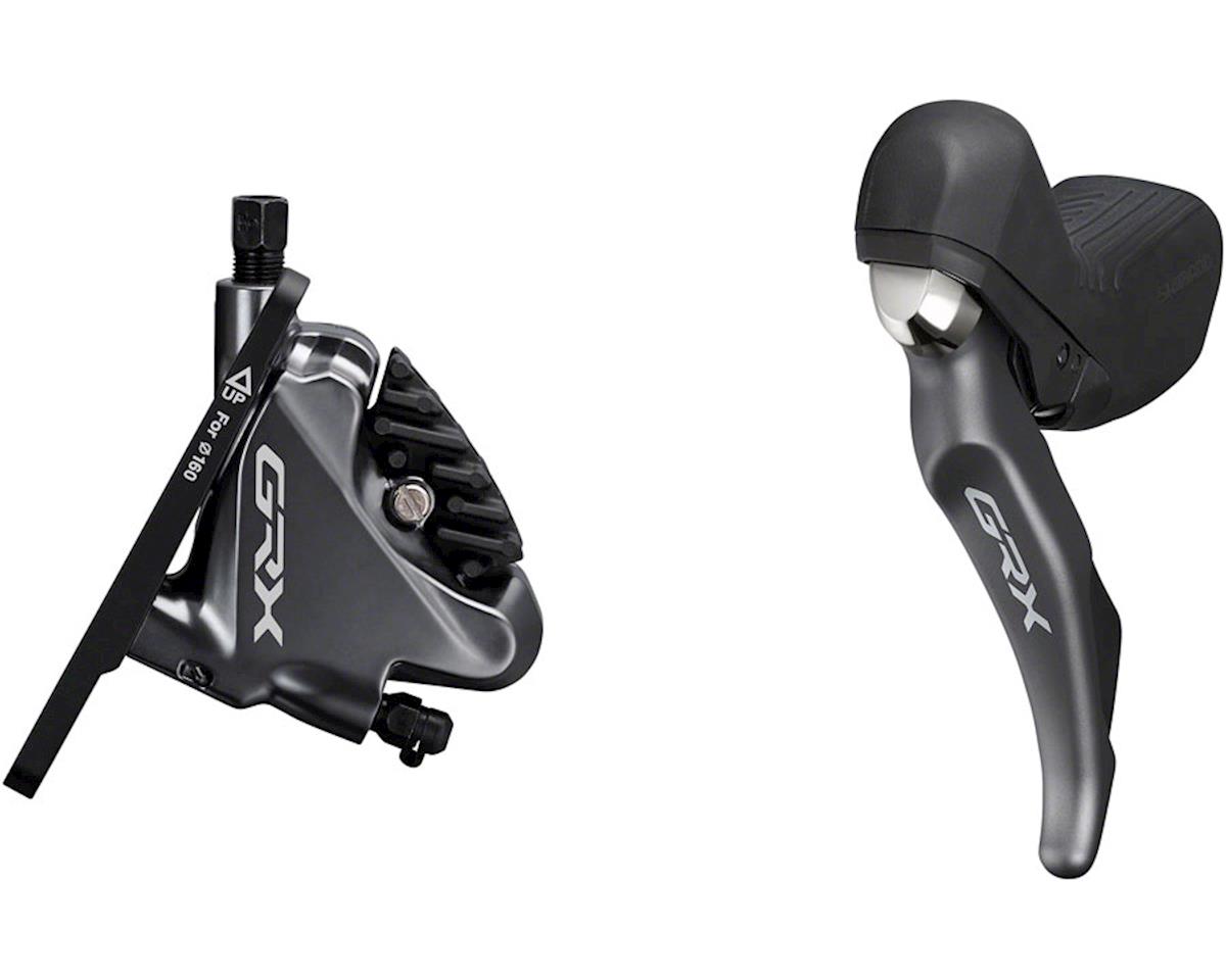 Shimano GRX ST-RX810 Hydraulic Disc Brake/Shift Lever Kit (Black) (Left) (Flat Mount) (2x) (Caliper Included)