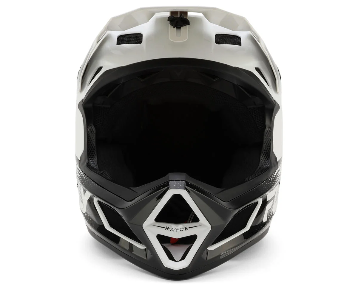 Fly Racing Rayce Sonar Youth Bicycle Helmet (White/Black) (Youth L)