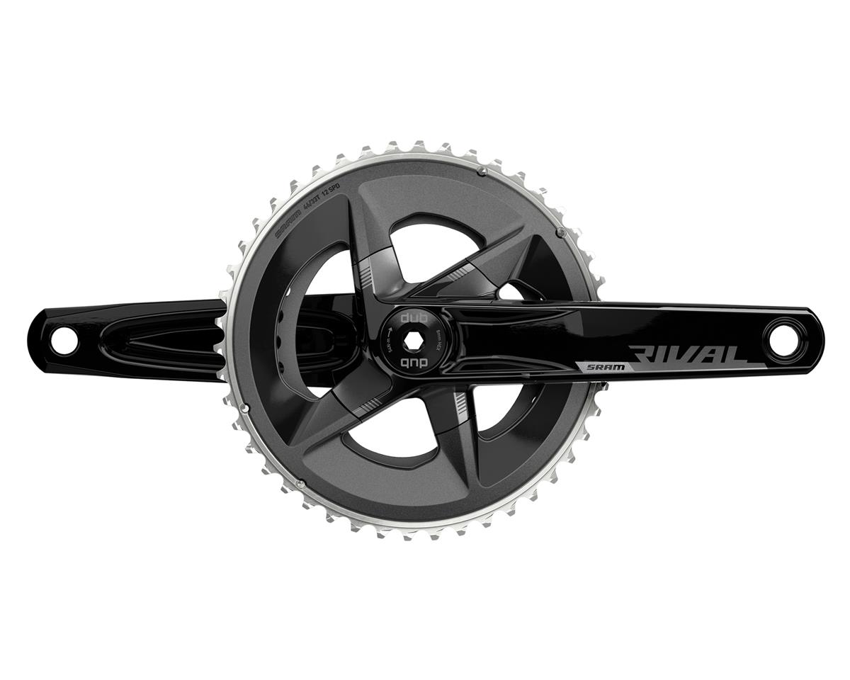 SRAM Rival AXS Crankset (Black) (2 x 12 Speed) (DUB Spindle) (D1) (175mm) (48/35T) (107 BCD) (Bottom Bracket Not Included)