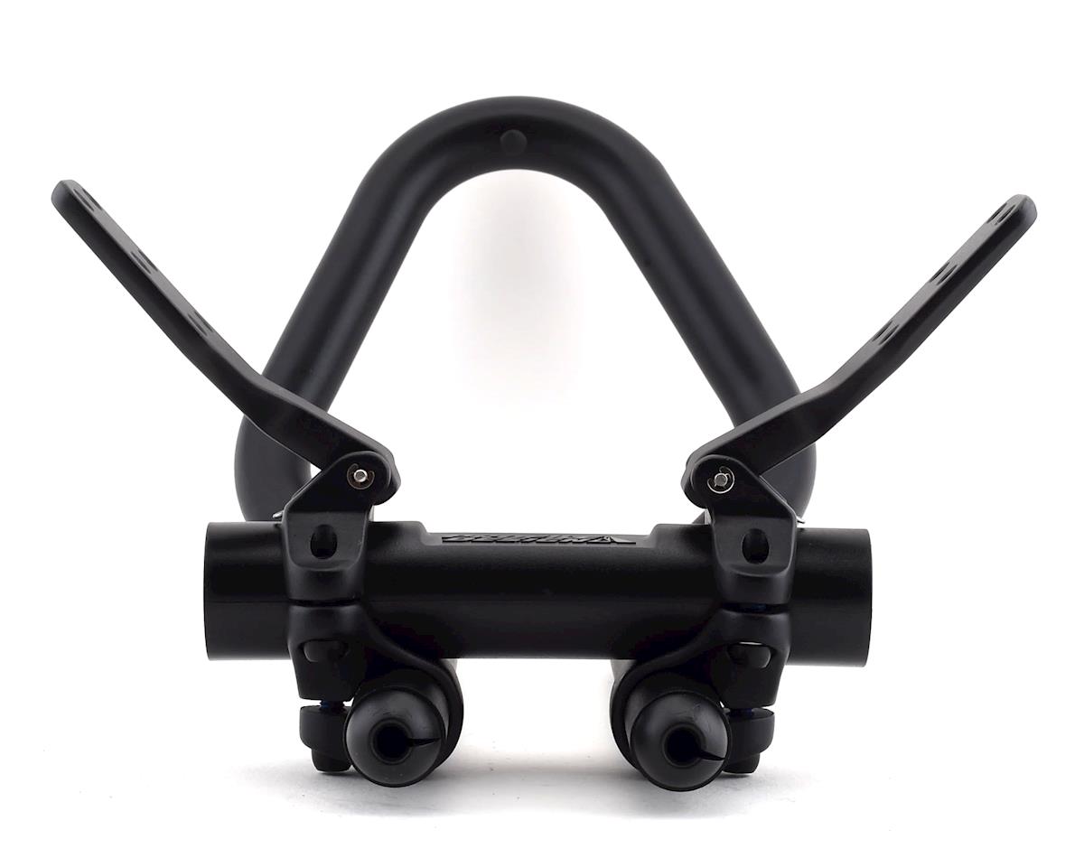 Profile Design Airstryke II Aluminum Aerobar (Black) (Ergo Armrests, L2 Flip-Up Bracket)