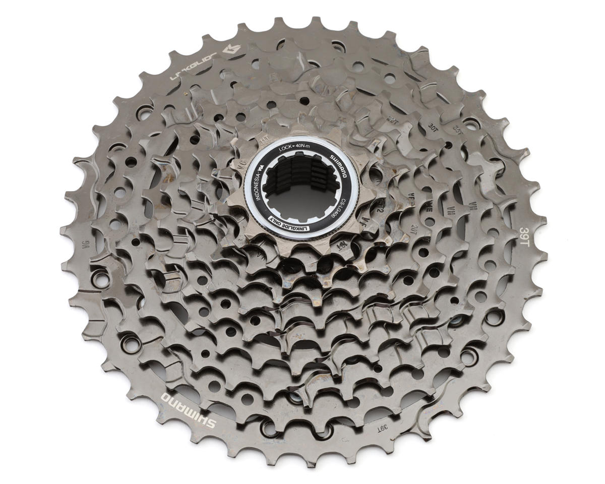 Shimano CUES CS-LG400 Linkglide Cassette (Black) (Shimano HG) (10 Speed) (11-39T)