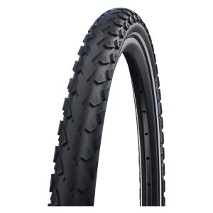 Schwalbe Land Cruiser Plus Tire (Black/Reflective) (Wire Bead) (700c) (50mm) (PunctureGuard) (Green Compound) (E25)