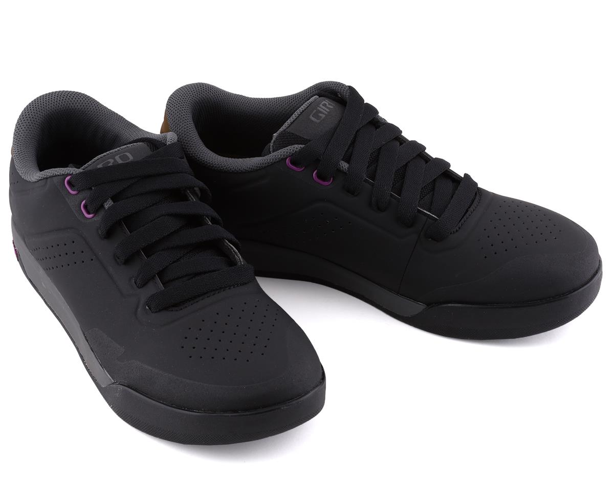 Giro Women’s Latch Flat Pedal Mountain Shoes (Black) (40)