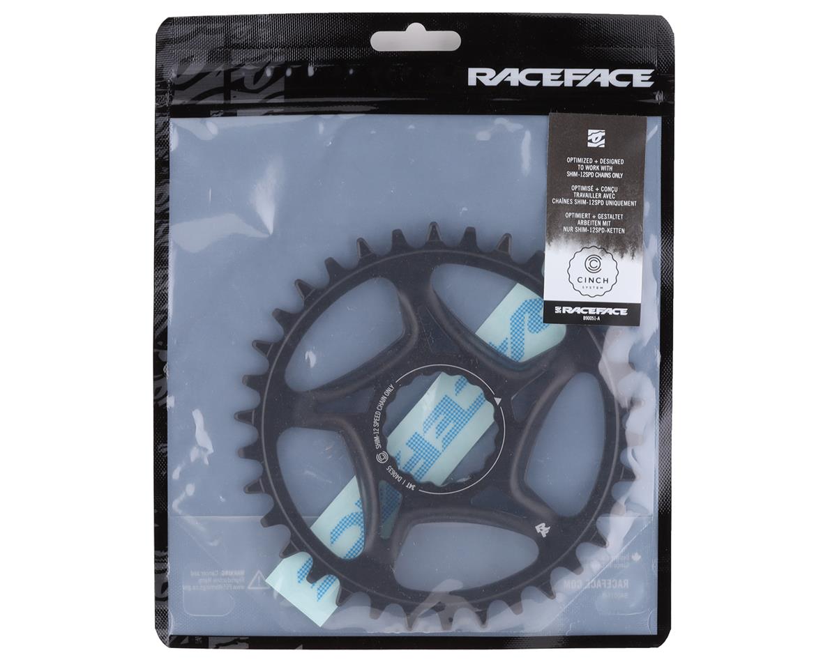 Race Face Narrow-Wide CINCH Direct Mount Chainring (Black) (Shimano 12 Speed) (Single) (34T) (Steel) (3mm Offset/Boost)