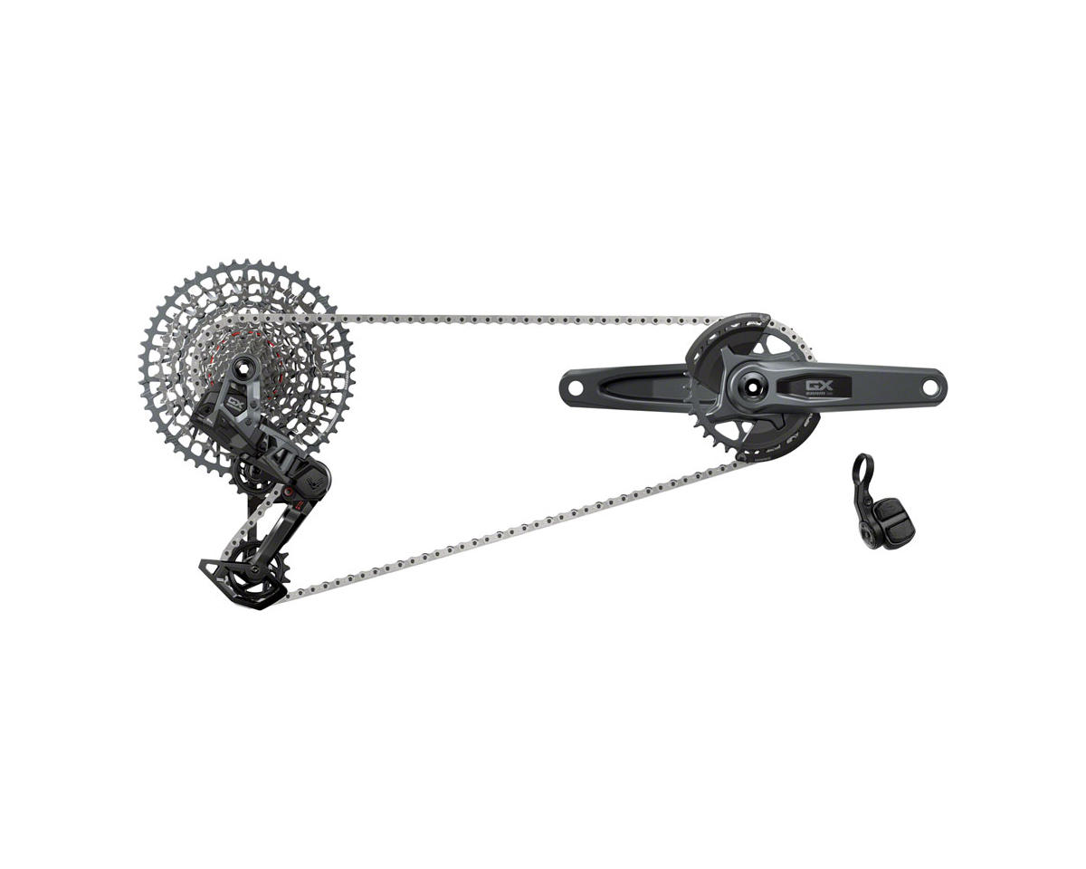 SRAM GX Eagle T-Type Transmission AXS Groupset (Black/Silver) (12 Speed) (165mm) (32T) (UDH)