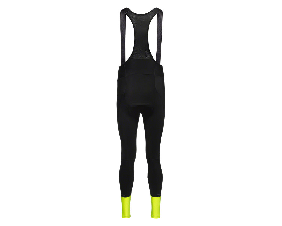 Gore Wear Swiftride Thermo Bib Tights + (Black/Neon Yellow) (Men’s) (L)