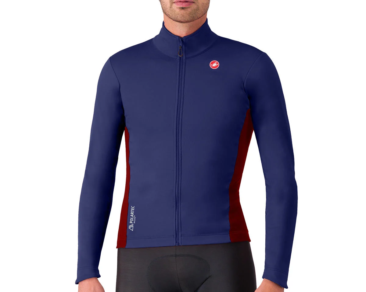 Castelli Entrata 2 Jacket (Belgian Blue/Bordeaux) (S)