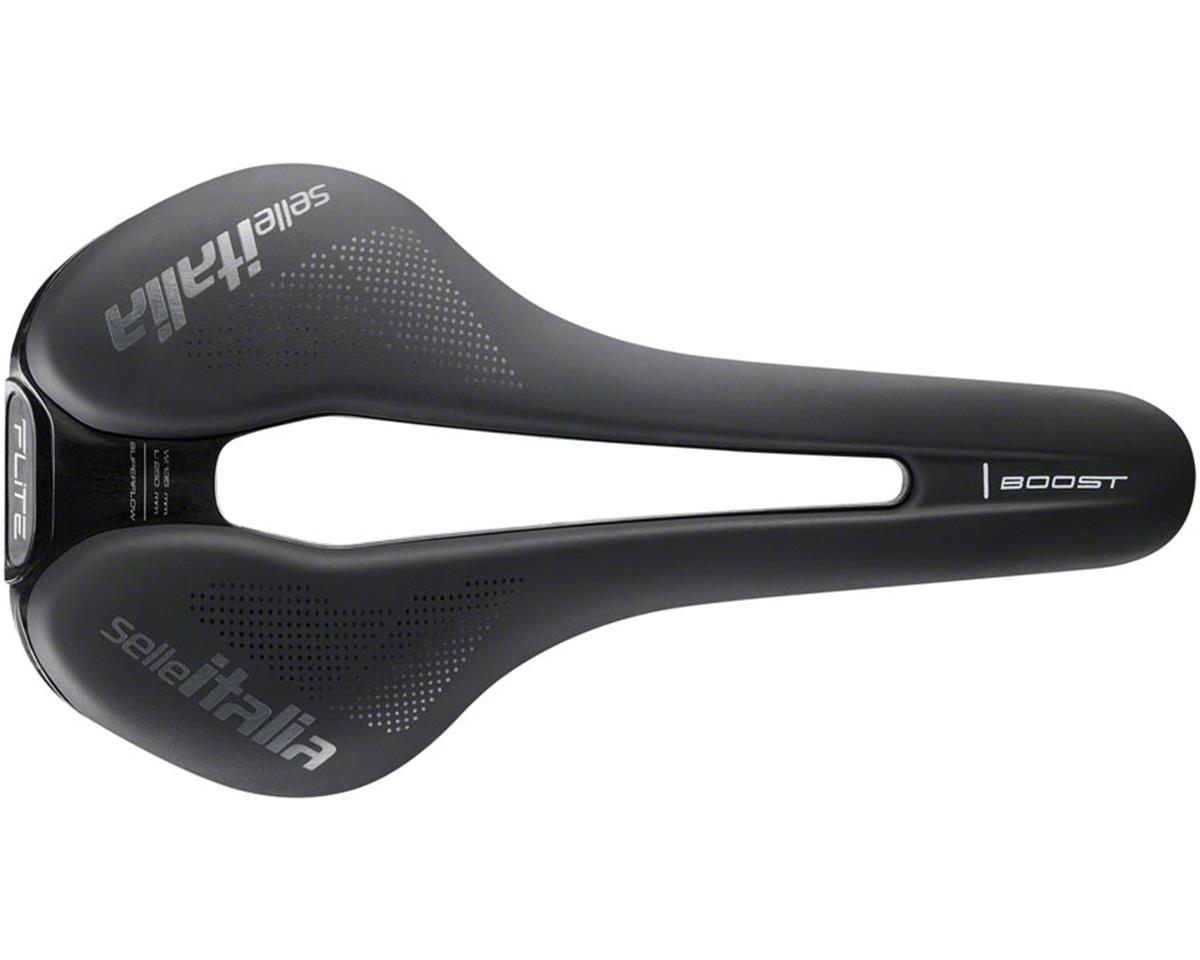 Selle Italia FLITE Boost TM Superflow Saddle (Black) (Manganese Rails) (S3) (135mm)