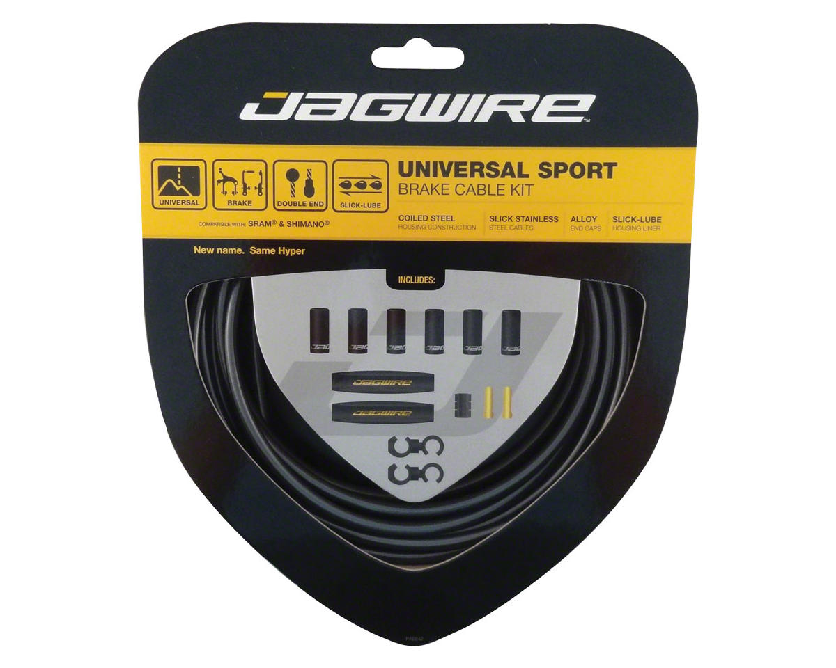Jagwire Universal Sport Brake Cable Kit (Ice Grey) (Stainless) (Road & Mountain) (1.5mm) (1350/2350mm) (w/ Housing)