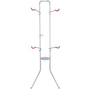 Delta Two Bike Gravity Stand/Rack (Silver) (2 Bikes)