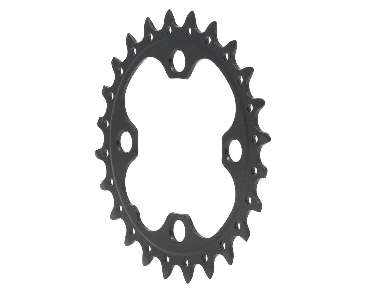Shimano Deore LX T671 Chainring (Black) (3 x 10 Speed) (64/104mm BCD) (Inner) (24T)