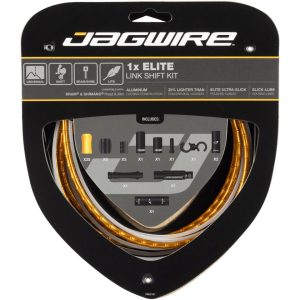 Jagwire 1x Elite Link Shift Cable Kit (Gold) (For SRAM/Shimano) (w/Polished Ultra-Slick Cable)