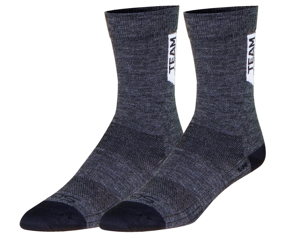 Sockguy 6″ SGX Wool Socks (Charcoal) (S/M)
