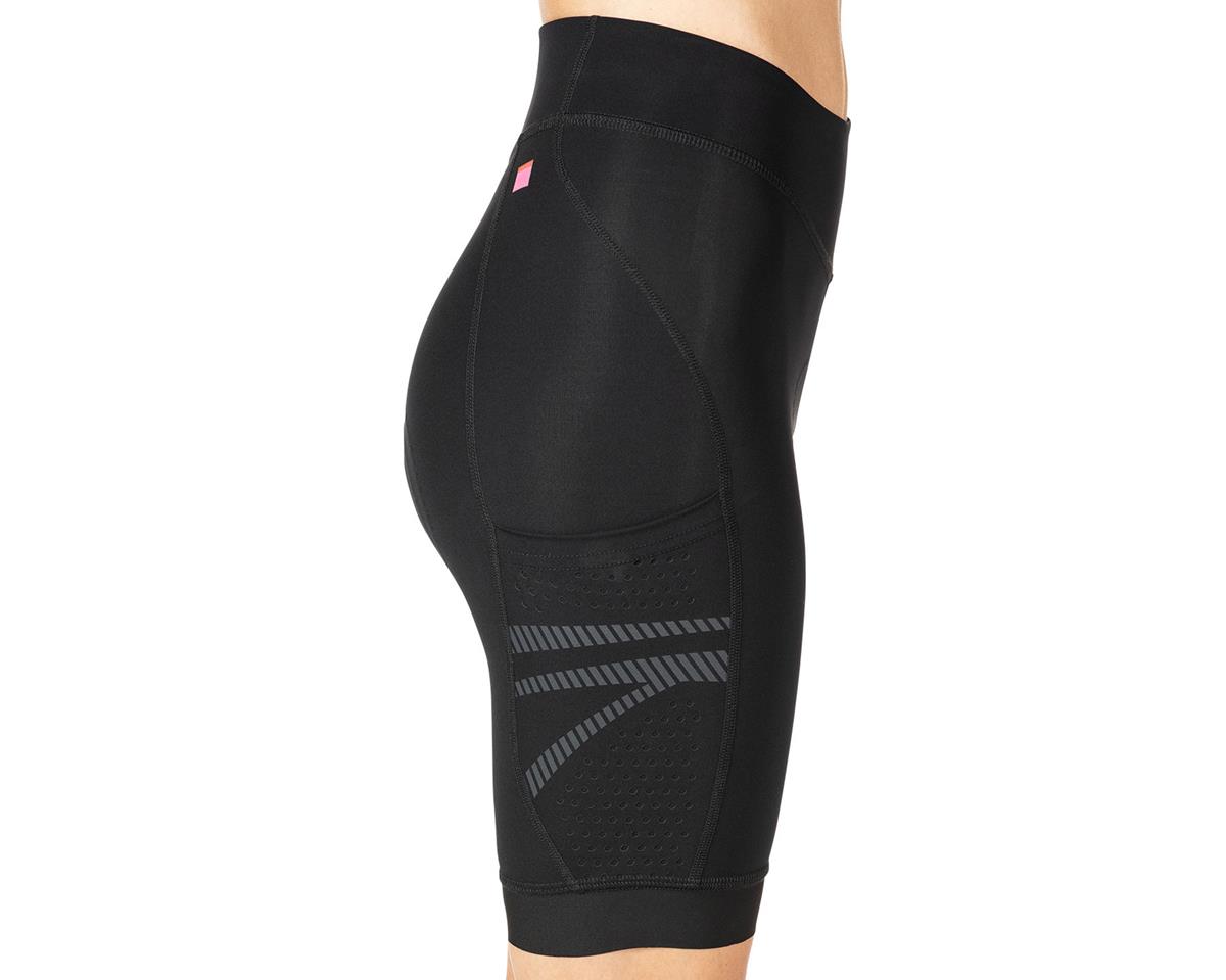 Terry Women’s Power Shorts (Black) (L)