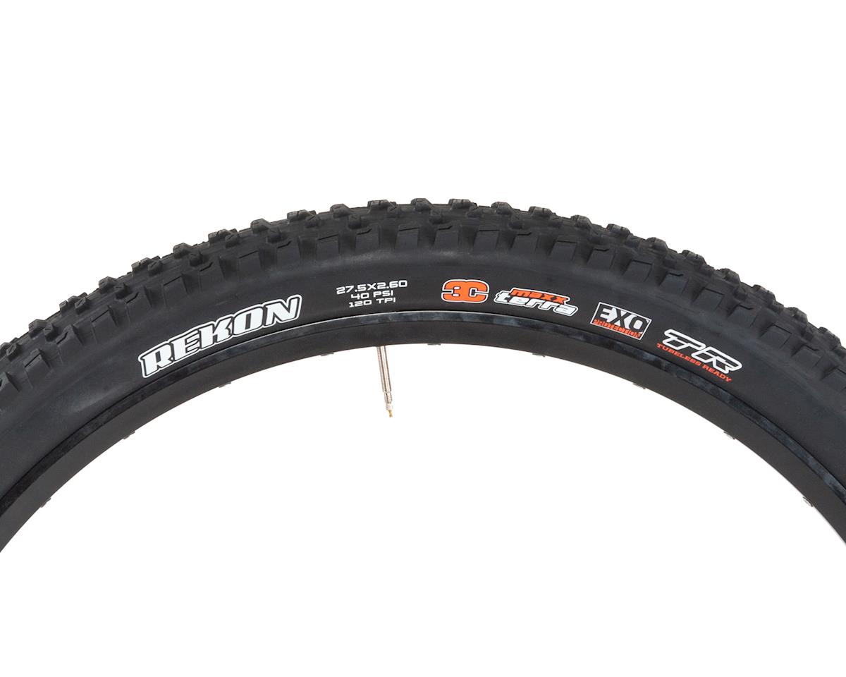 Maxxis Rekon Tubeless Mountain Tire (Black) (27.5″) (2.6″) (MaxxTerra/EXO)