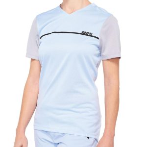 100% Women’s Ridecamp Jersey (Powder Blue) (XL)