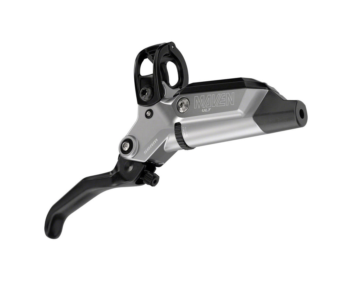 SRAM Maven Ultimate Hydraulic Disc Brake (Silver/Black) (Left) (Post Mount) (Caliper Included)