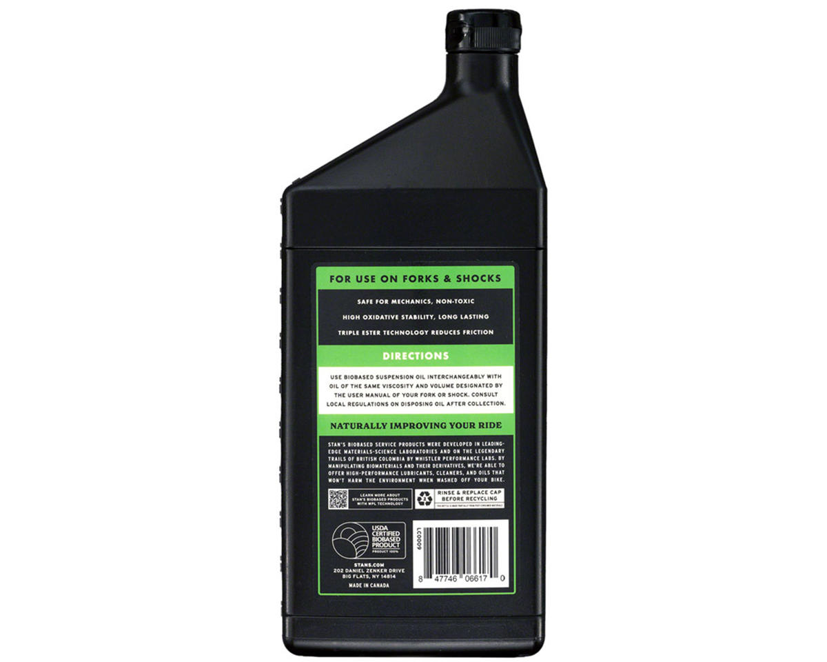 Stan’s Biobased 10 Weight Suspension Oil (33.8oz)
