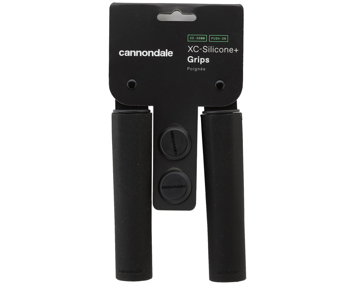 Cannondale XC-Silicone Slip-On Grips (Black) (33mm)