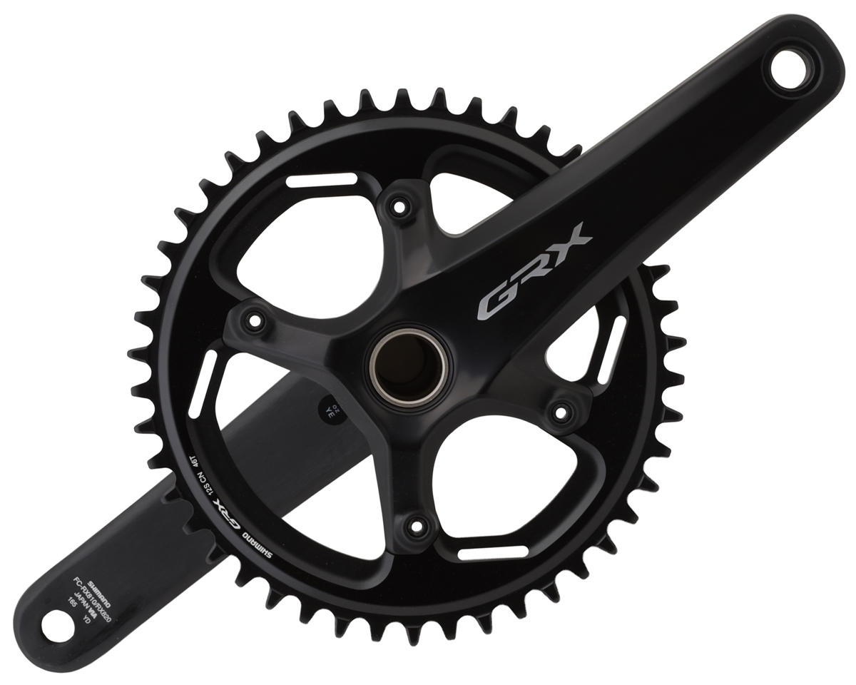 Shimano GRX RX820-1 Crankset (Black) (1 x 12 Speed) (Hollowtech II) (165mm) (46T)