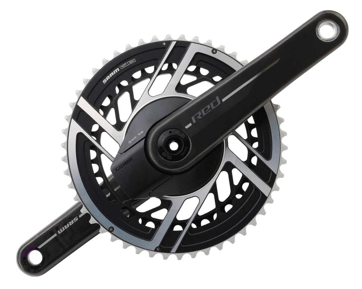 SRAM RED AXS Power Meter Crankset (Natural Carbon) (2 x 12 Speed) (E1) (170mm) (50/37T) (DUB Spindle)