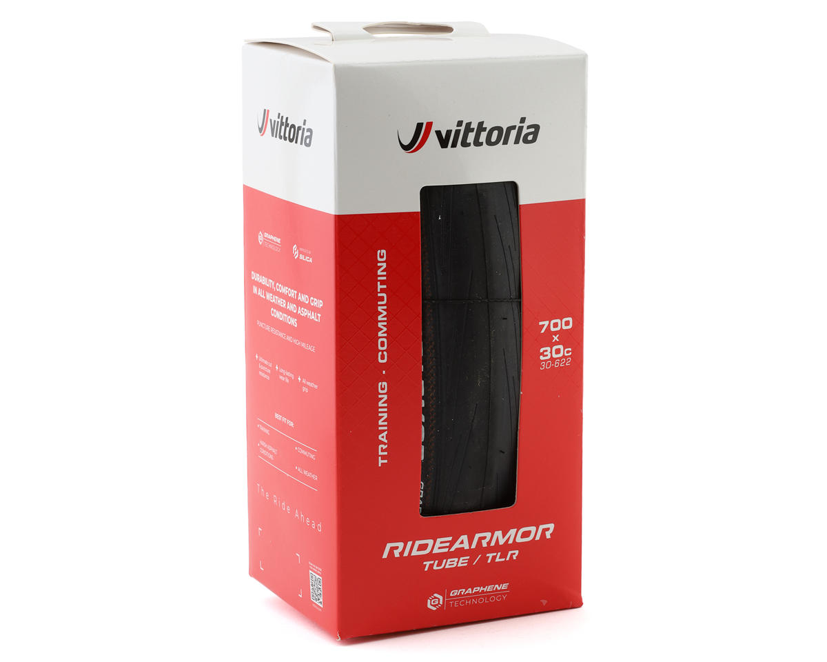 Vittoria RideArmor G2.0 Tubeless Road Tire (Black/Copper) (700c) (30mm) (Graphene + Silica 2.0/Nylon)