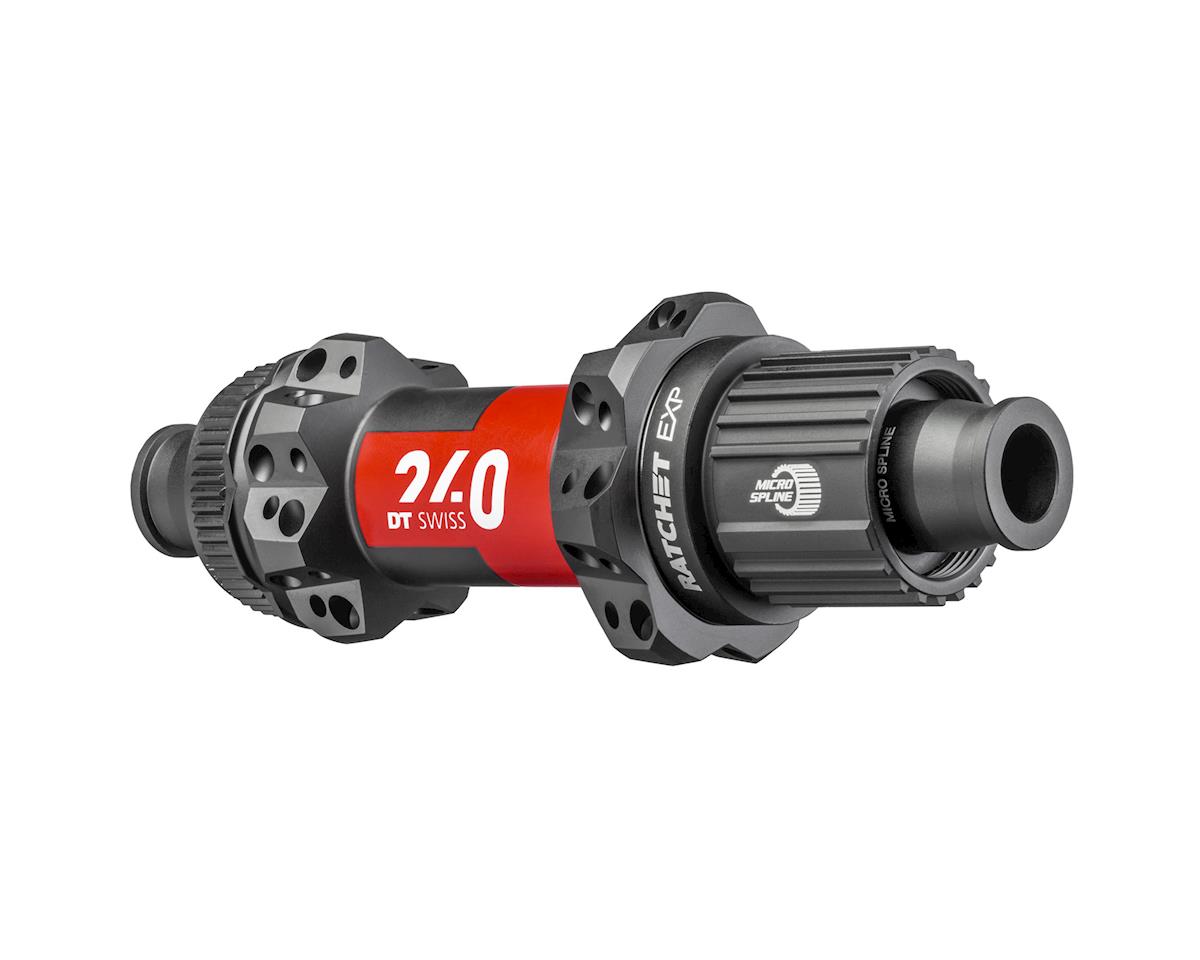 DT Swiss 240 Disc Brake Hubs (Black/Red) (Centerlock) (Shimano Micro Spline) (Rear) (12 x 148mm (Boost)) (28H) (Straight Pull)