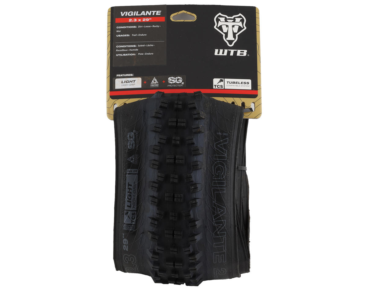 WTB Vigilante Tubeless Mountain Tire (Black) (29″) (2.3″) (Light/Grip w/SG2) (TriTec)