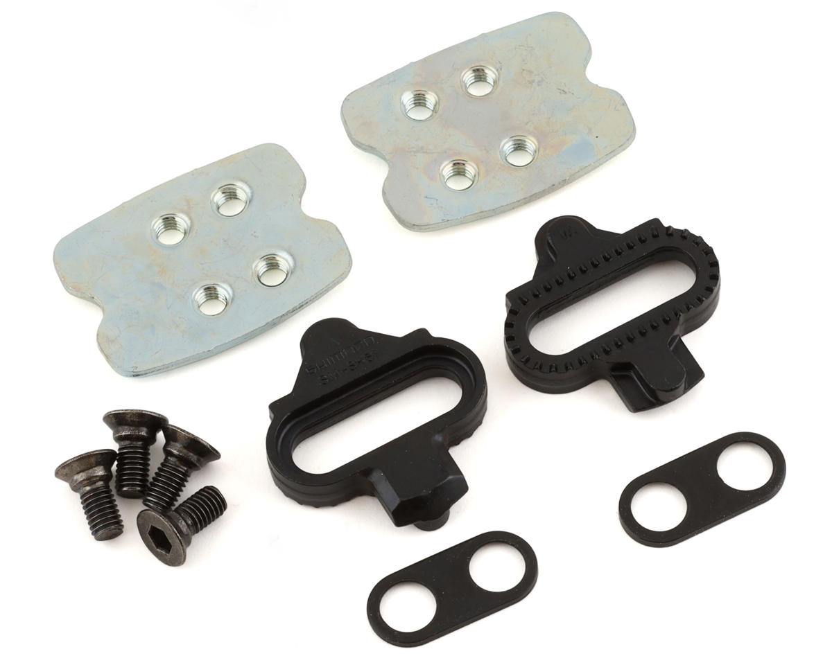 Shimano SM-SH51 SPD Cleats (Black) (4°) (w/ Cleat Nut Plates) (Lateral Release)