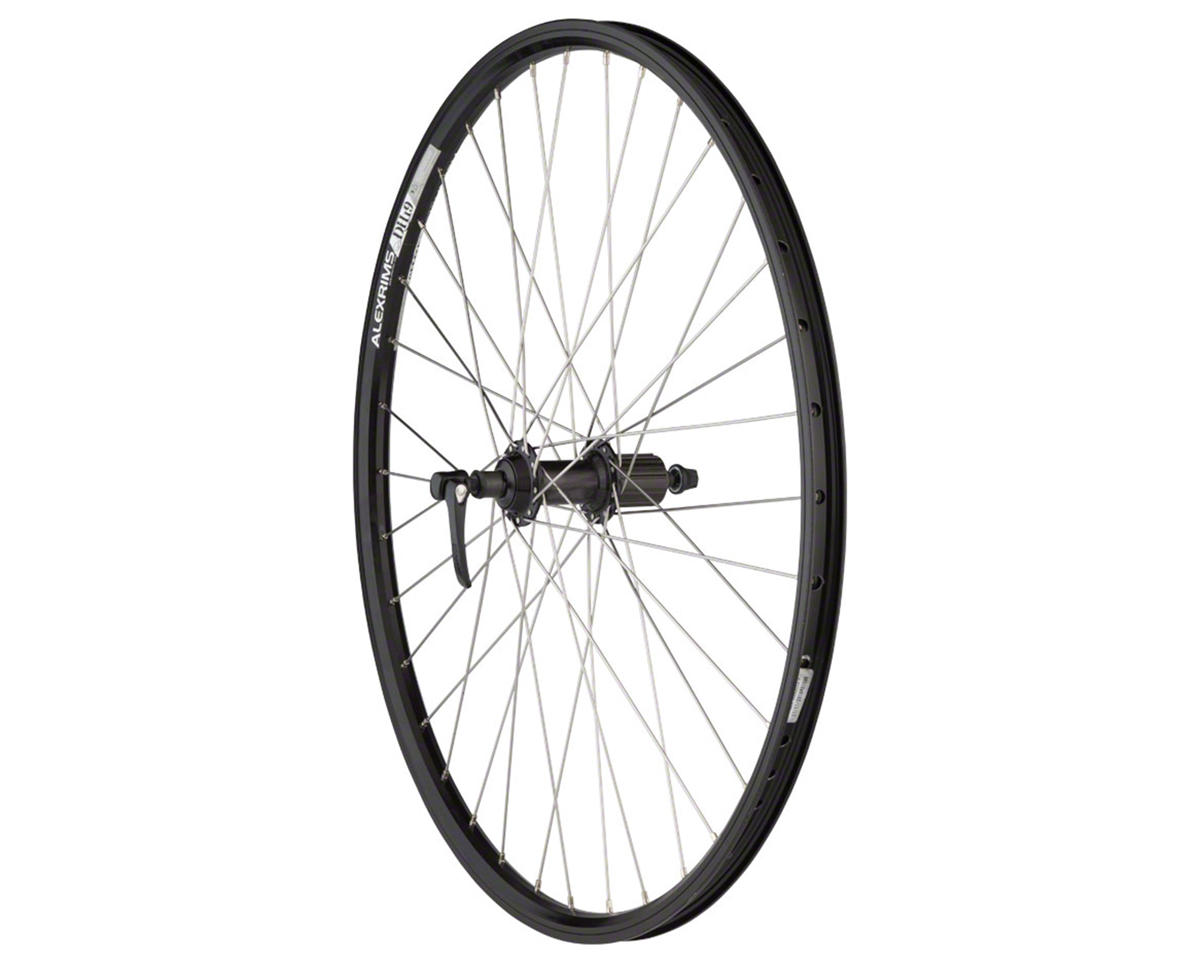 Quality Wheels Shimano/DH19 Mountain Rear Wheel (Black) (Shimano HG) (QR x 135mm) (26″)