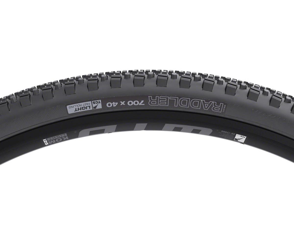 WTB Raddler Dual DNA TCS Tubeless Gravel Tire (Black) (700c) (40mm) (Light/Fast Rolling)
