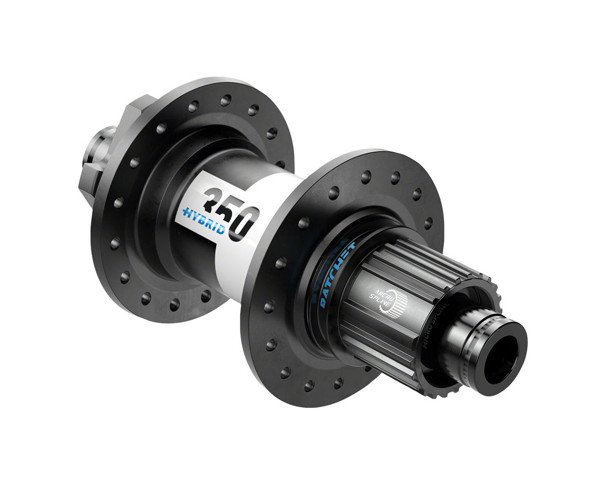 DT Swiss 350 Hybrid Rear Hub (Black) (12 x 148mm) (6-Bolt) (Shimano Microspline) (32H) (24pt) (J-Bend)