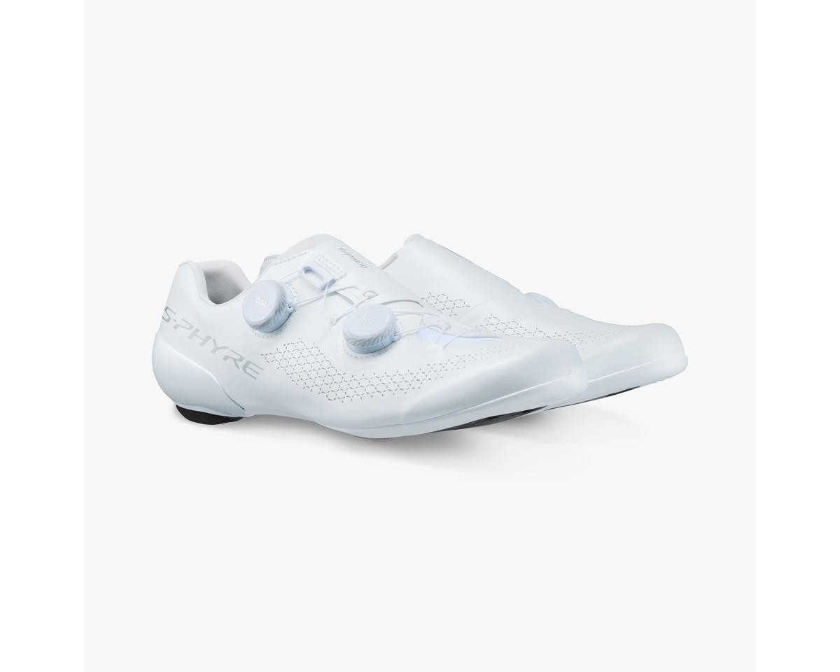 Shimano SH-RC910 S-PHYRE Road Bike Shoes (White) (42.5) (Wide)