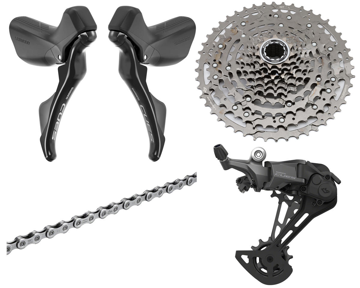 Shimano CUES 1 x 10 Speed Road/Gravel Groupset (Black) (Brake Calipers Sold Separately)
